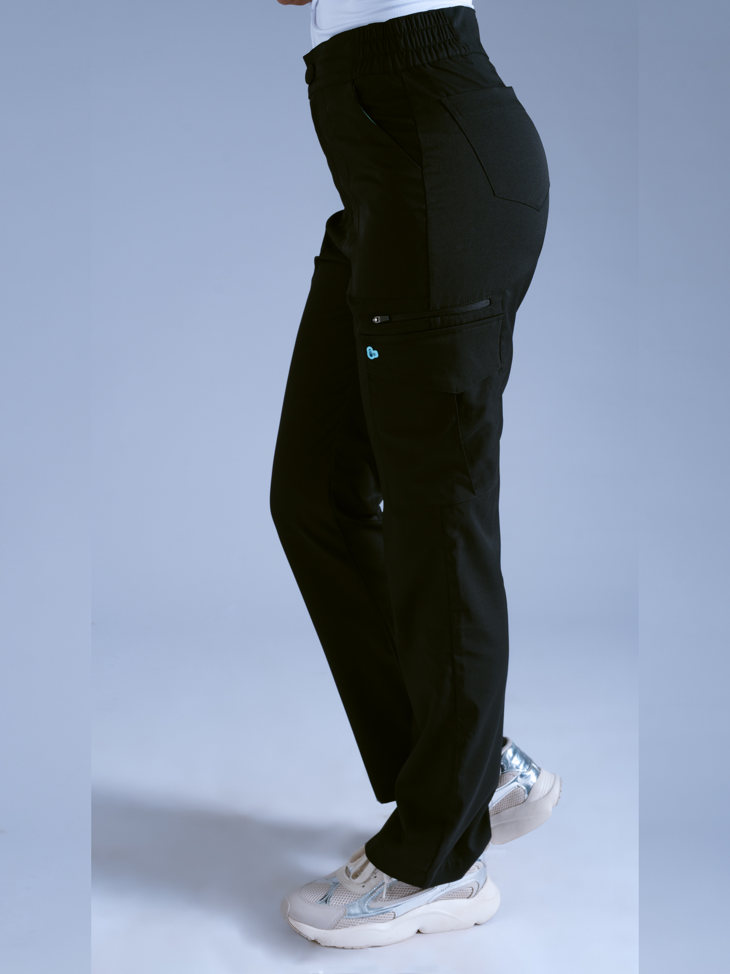 Flexi pantalón negro L-26 Cargo