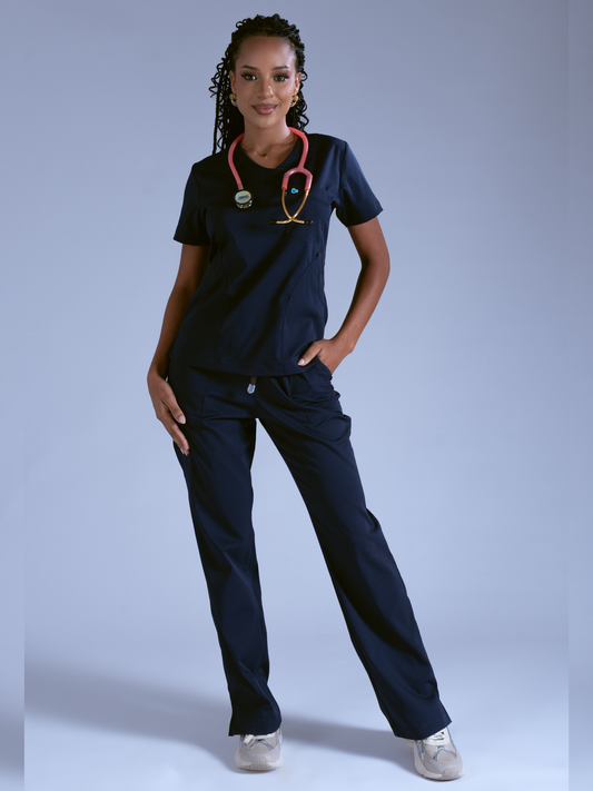 Flexi scrub azul día L-Fisioflex