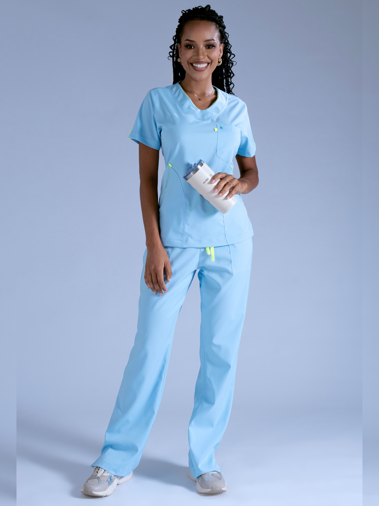 Flexi scrub azul serenidad L-Fisioflex