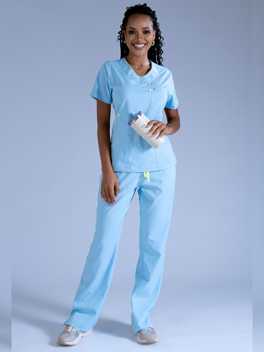 Flexi scrub azul serenidad L-Fisioflex