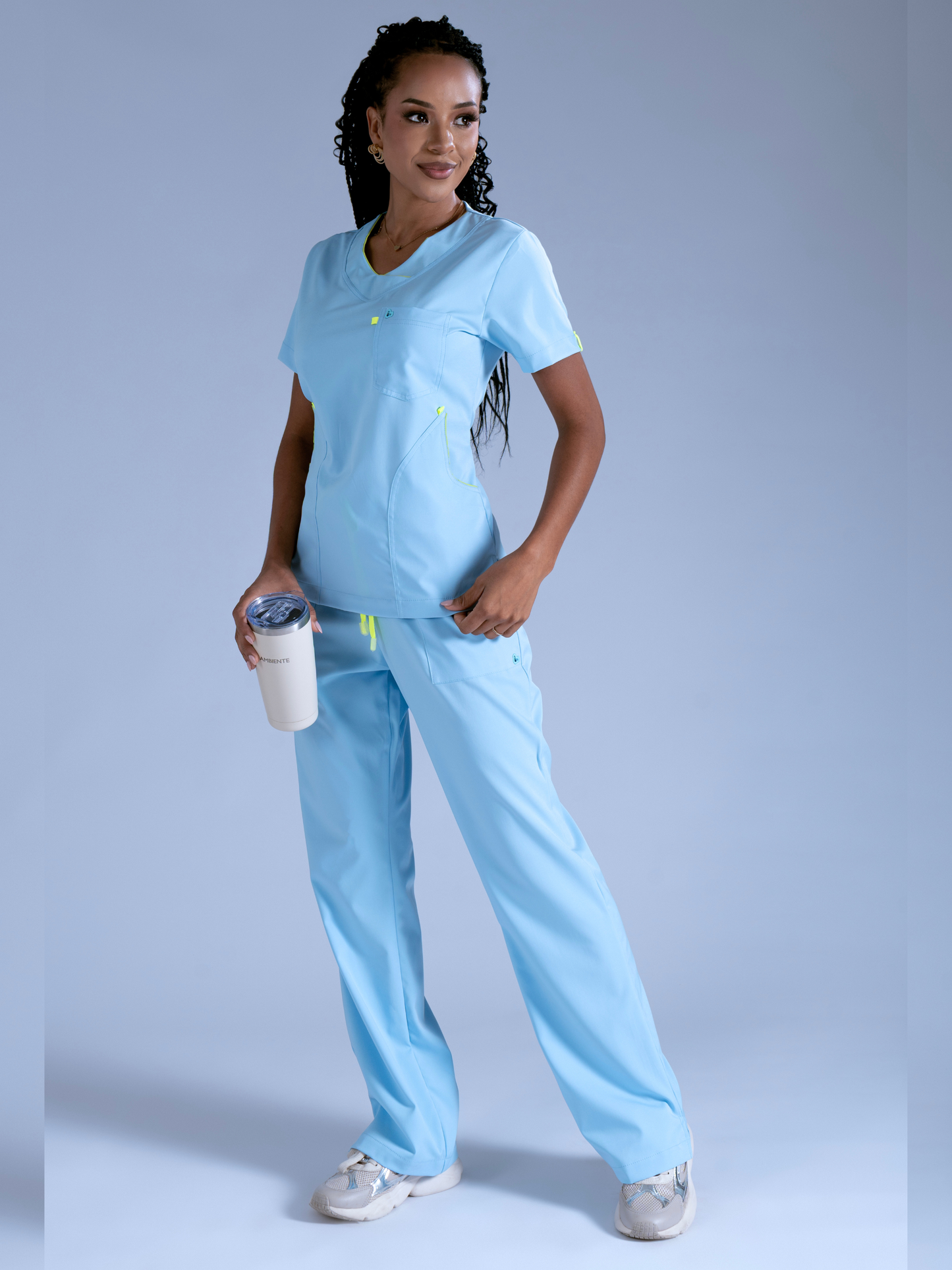 Flexi scrub azul serenidad L-Fisioflex