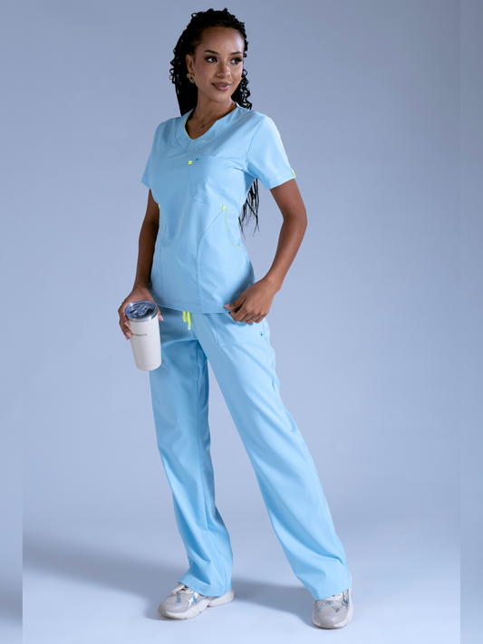 Flexi scrub azul serenidad L-Fisioflex