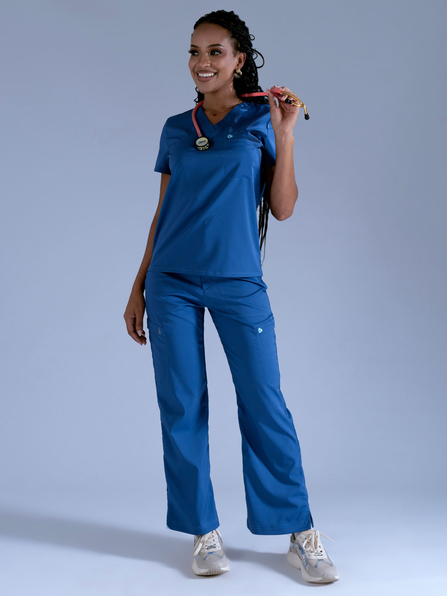 Flexi scrub azul vitalidad L-Guardián Pocket