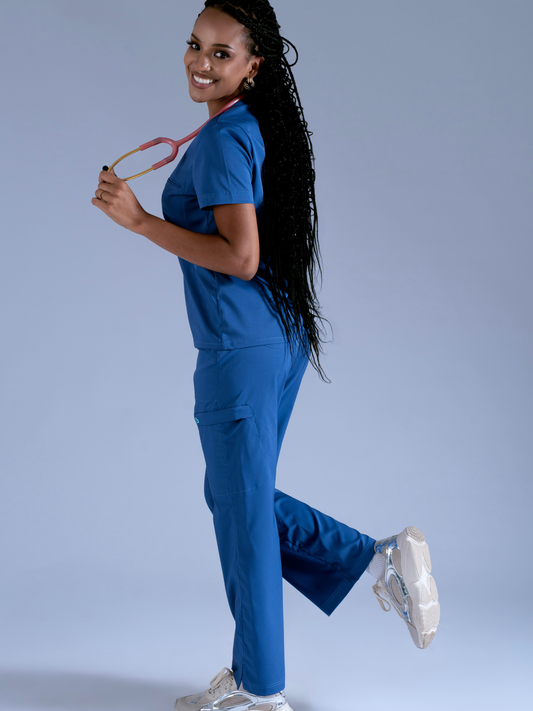 Flexi scrub azul vitalidad L-Guardián Pocket