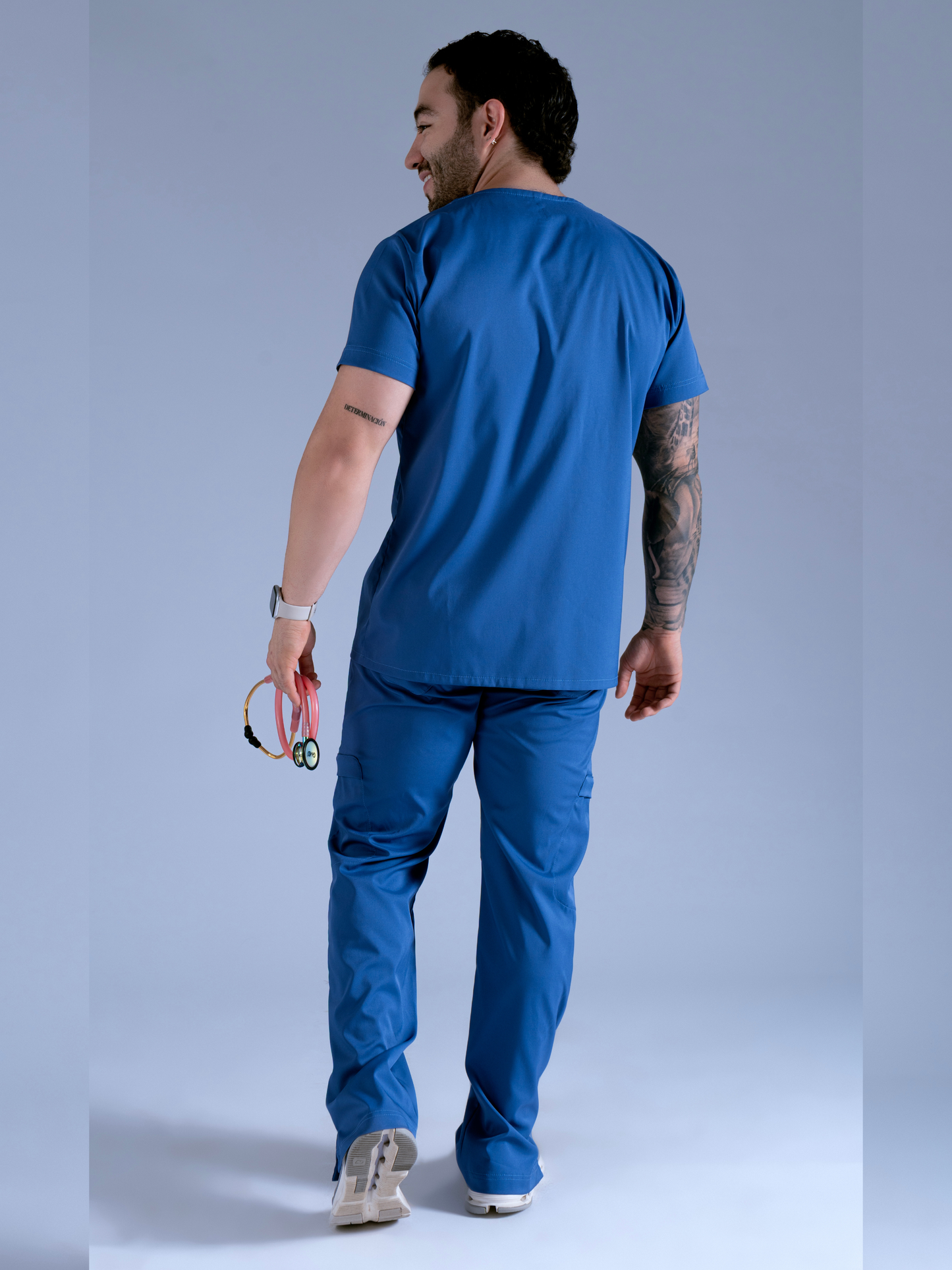 Flexi scrub azul vitalidad L-Guardián Pocket