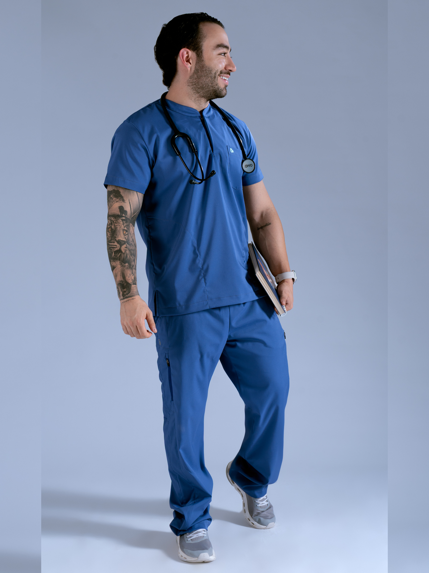 Flexi scrub azul vitalidad L-Praxis